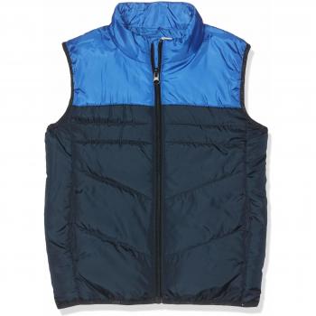 NAME IT NKMMYLANE Vest Colourblock, Chaleco para Niños, Mehrfarbig Dark Sapphire, 11 años