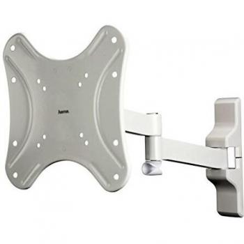 Soporte de Pared Hama para TV, 2 Brazos (3 Juntas), 200x200mm, Capacidad 25kg, Color Blanco