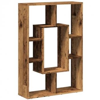 Estantería de madera de ingeniería color envejecido 63x20x90 cm Marrón