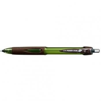 Uni Powertank Eco Ball Pen Retractable 1.0mm Tip 0.4mm Line Black Ref 9002564 [Pack of 12]