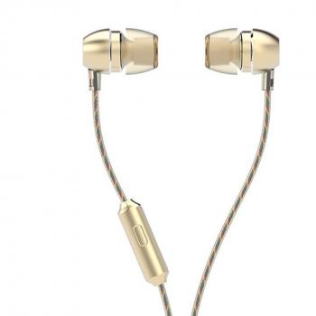 LIVEHITOP UiiSii HM7 metal del auricular, micrófono HD Auriculares estéreo con micrófono Bass en la oreja del auricular para el iPhone y Samsung Mobile PC MP3 del teléfono.