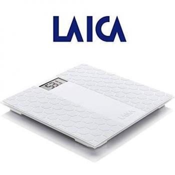 Báscula electrónica blanca 180 kg. plat. antides.