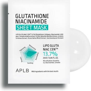 APLB Glutathione Niacinamide Sheet Mask Set: 10 Pieces #25ml