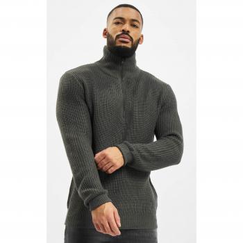Brandit Men's Marine Troyer Knit Sweater - Anthracite - Sizes S to 5XL