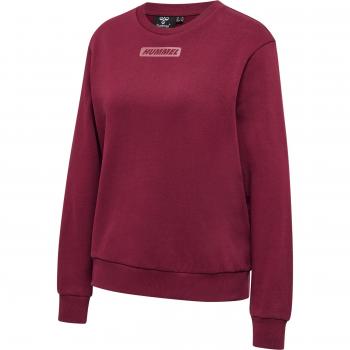 Hummel Women's Element Sweatshirt Red Cabernet