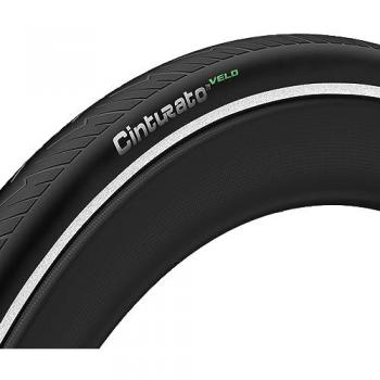Pirelli Cinturato Velo Tubeless Reflective 700c x 28 - Cubierta de Carretera, 28-622, diseño tubeless, banda reflectante