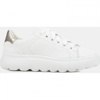 Geox Women's Spherica EC4.1 Sneakers - White/Gold