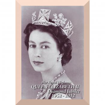 Vintage de la Reina de Inglaterra 1952- 2012 Reina II * 250gsm cuadro decorativo de brillante Póster