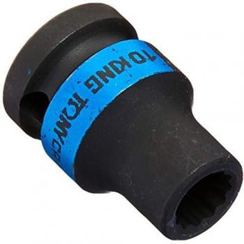 Llave de vaso estándar métrica 12 puntos 1/2 - 10 mm KING TONY