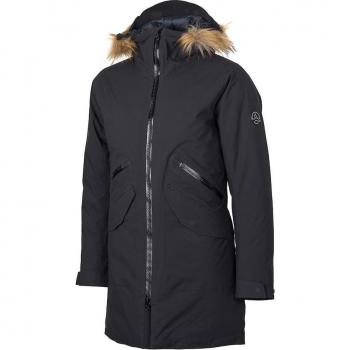 Chaqueta Impermeable Insulada para Mujer Ternua South River 3.0 Negra