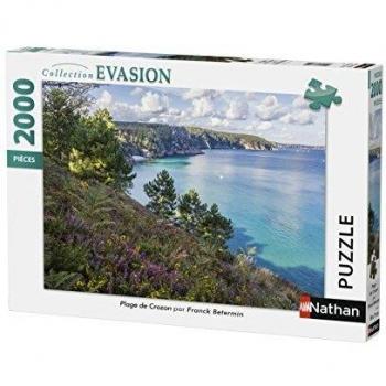 Nathan – Puzzle Playa de Crozon 2000 Piezas, 87879