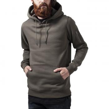 Urban Classics Olive Green Basic Bomber Hoodie