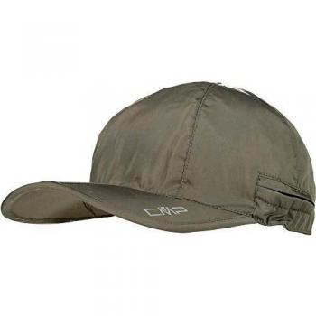 CMP Safari-Style Cap in Green and Brown