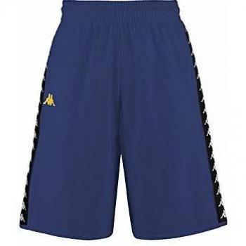Kappa Basaf 222 Banda Pantalón Corto, Hombre, Azul, M