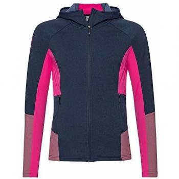 Head Madelyn FZ Midlayer para Mujer, Mujer, Color Dark Blue/Pink, tamaño Large