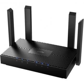 Cudy WR3000 AX3000 Dual Band Gigabit Wi-Fi 6 Mesh Router con 1x WAN 1000/100/10 Mbps, 3x LAN 1000/100/10 Mbps Puertos y 4 Ant