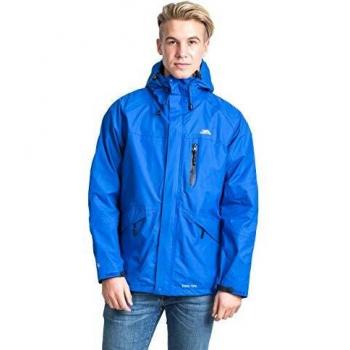 Trespass Men's Corvo Waterproof Jacket - Blue - Regular Size 36