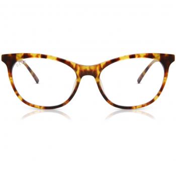 DIFF Jade Amber Tortoise Women's Eyeglasses, Clear Lens, Tortoiseshell Frame, Size 49, Blue Light Block Available