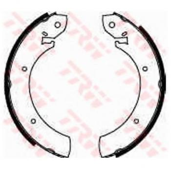 Juego de zapatas de freno TRW GS6250 para Mazda 323 III (1985-1995)
