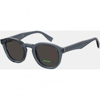 Tommy Hilfiger Blue/Grey Sunglasses TH 2031/S, Gray male, Size: 49 MM