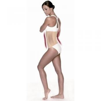Turbo Cell Shaper - straffender reductora Schwitz Cinturón P. ej. Después Embarazo + liposuktion color carne g. 3 = talla hasta 74 cm