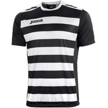 Joma 1211.98.007 - Camiseta de equipación de manga corta para hombre, color negro / blanco, talla XS-S