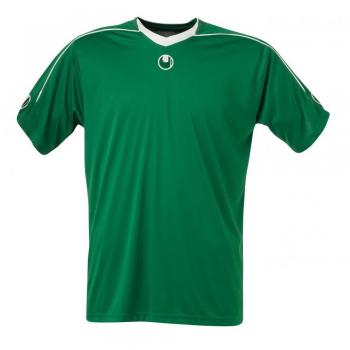 uhlsport Stream II – Camiseta de Manga Corta, Todo el año, Unisex, Color Verde y Blanco, tamaño XXL