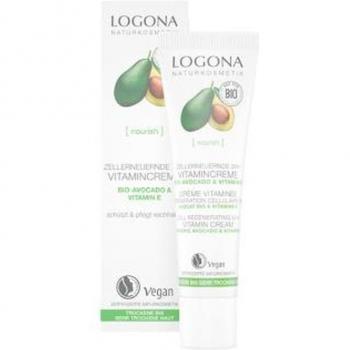 Crema Vitamínica Regenadora 24H Aguacate & Vitamina E 30 ml | Logona