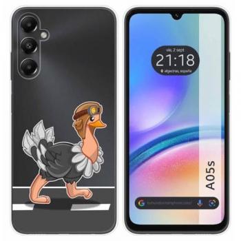 Funda Silicona Transparente Avestruz para Samsung Galaxy A05s