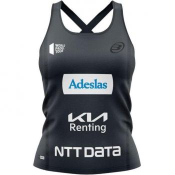 Bullpadel Orlas Alejandra Salazar Camiseta de Tirantes Mujer Negro Talla L
