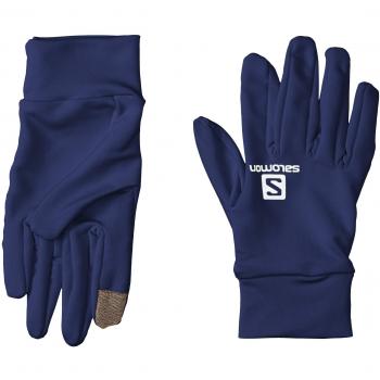 Salomon Gloves Agile Warm Glove U - Guantes, Unisex Adulto, Azul