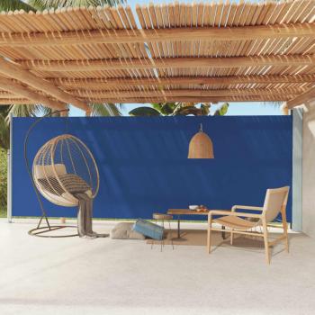 Toldo lateral retráctil de jardín 200x600 cm - Color Azul
