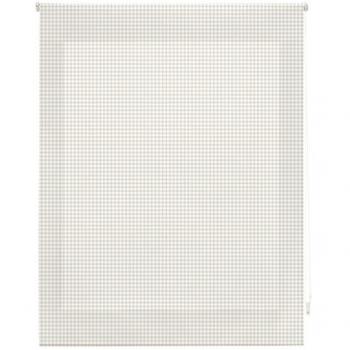Estor Enrollable Translúcido Vichy Beige - 130x180 cm - Diseño Elegante y Práctico para Ventanas