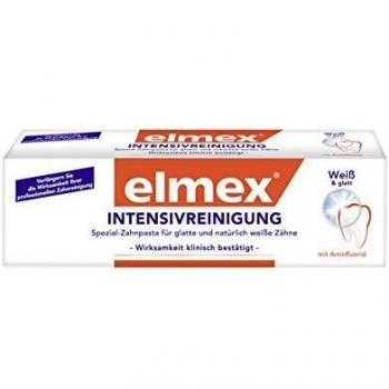 Pasta de Dientes Elmex Limpieza Intensa 50 ml - Especial para Dientes Lisos y Blancos