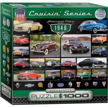 Eurographics 1000-Piece Puzzle - American Cars of the 1940s