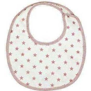 Cambrass Star - Babero redondo con velcro, color rosa