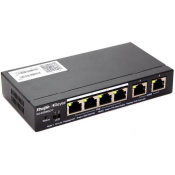 Switch PoE Gigabit 4 Puertos + 2 Uplink Reyee RG-ES206GC-P