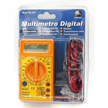 ElectroDH 60101 DH MINI TESTER CON MEDIDOR DE TRANSISTORES HFE Y DIODO