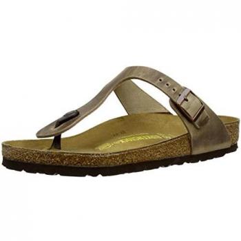 Birkenstock Gizeh Tobacco Brown Oiled Leather Unisex Sandals