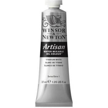 Winsor & Newton 1514644 37ml Artisan -leos miscibles en agua de color blanco de titanio