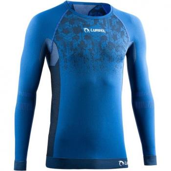 Camiseta termorreguladora unisex Lurbel Win Long Sleeves azul royal/negro