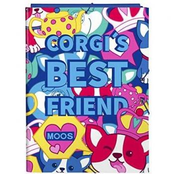 Carpeta Folio con 3 Solapas de MOOS, 260x365mm