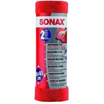 SONAX MicrofaserTücherAußen - der Lackpflegeprofi, 2 Stk. - 416241