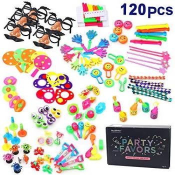 nicknack Relleno Pinata Infantil Juguetes,Unidades para niños Niños y Niñas piñata cumpleaños Infantil cumpleaños Partido Regalos 120 Piezas
