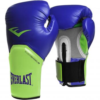 Everlast 2300BL/G10 - Guante de boxeo elite, color azul / verde