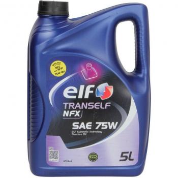 Aceite de Transmisión ELF Tranself NFX 75W 5L Universal para VW, OPEL y FORD