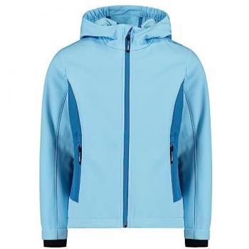 CMP Chaqueta Softshell Kid G con capucha fija, Anís-Jade, 164
