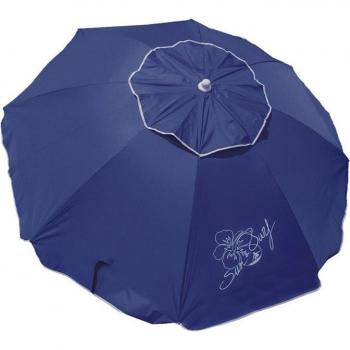 SOMBRILLA DE PLAYA CALIDAD PREMIUM CON VENTILACIÓN Y PROTECCIÓN SOLAR UPF50+ 180CM