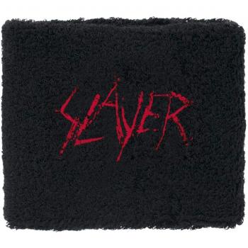 Slayer Logo Wristband Sweatband Black