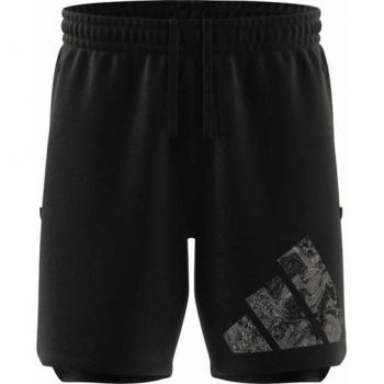 Adidas Pantalones Cortos Workout Knit Logo 5'' Negro S Hombre